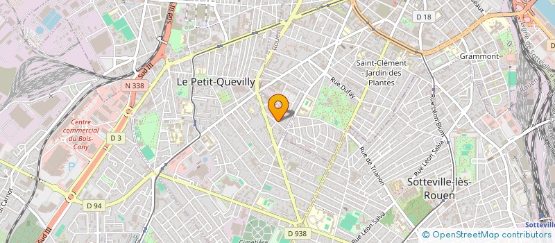 localisation de l'entreprise SCI ABBI HABITAT à LE PETIT-QUEVILLY