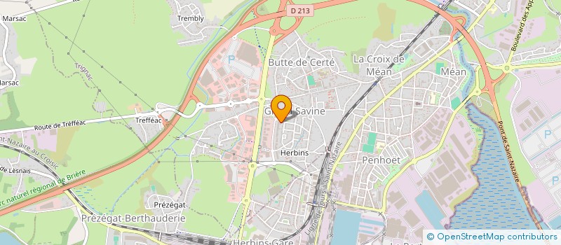 localisation de l'entreprise SCI ABBIE  TRIGNAC