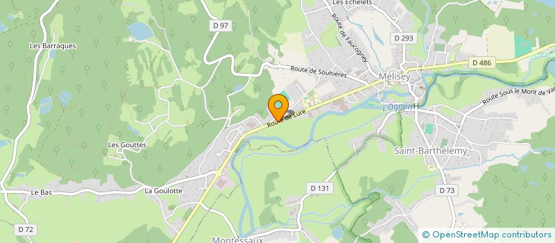 localisation de l'entreprise SCI ABBOUD IMMO  MELISEY