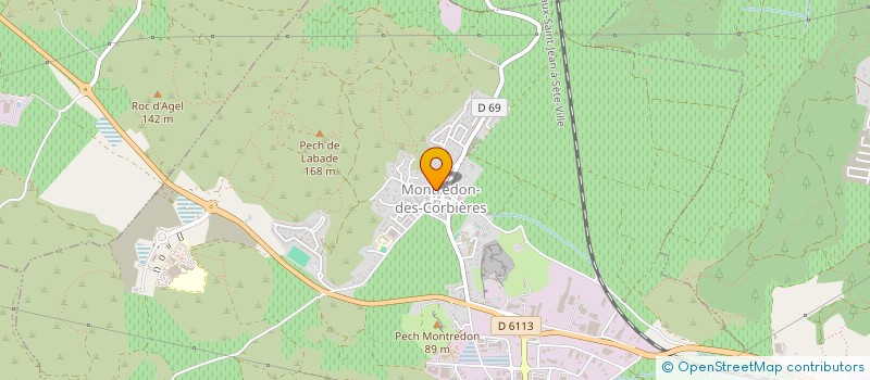 localisation de l'entreprise SCI ABC 2G  MONTREDON-DES-CORBIERES