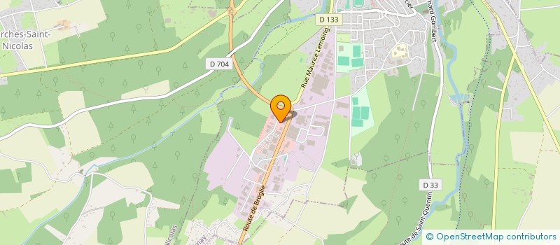 localisation de l'entreprise SCI ABC  BERNAY