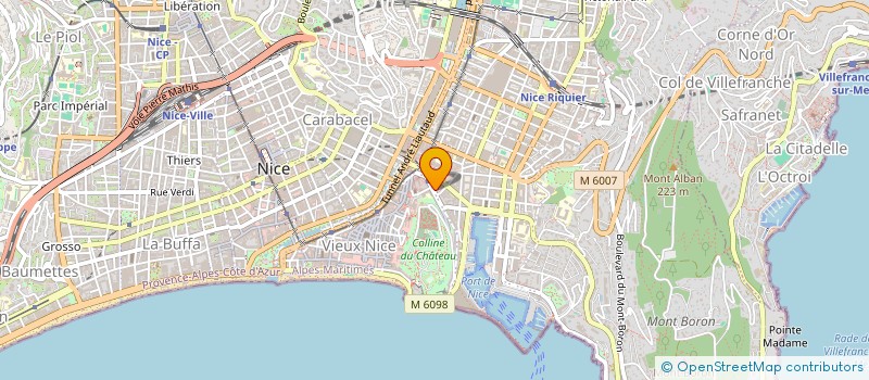 localisation de l'entreprise SCI ABC à NICE