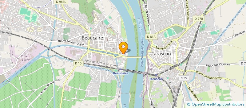 localisation de l'entreprise SCI ABC  BEAUCAIRE