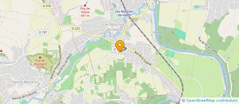 localisation de l'entreprise SCI ABC  LES MARTRES-DE-VEYRE