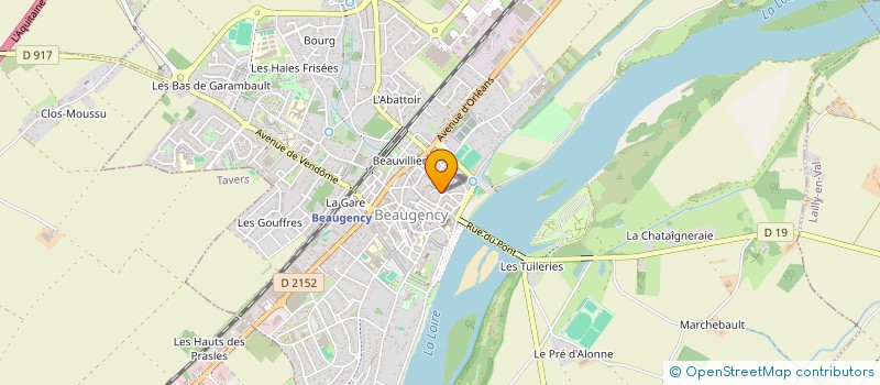 localisation de l'entreprise SCI ABC  BEAUGENCY