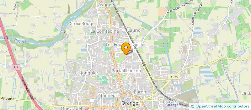 localisation de l'entreprise SCI ABC  ORANGE