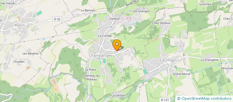 localisation de l'entreprise SCI ABC 74  CHAMPANGES