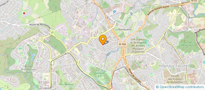 localisation de l'entreprise SCI ABC à MONTPELLIER