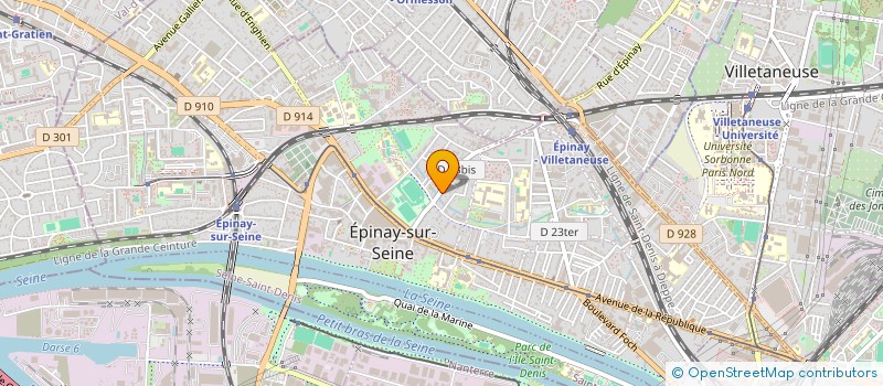 localisation de l'entreprise SCI ABC à EPINAY-SUR-SEINE
