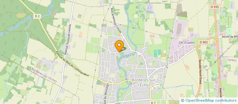 localisation de l'entreprise SCI ABC  BORDERES-SUR-L'ECHEZ