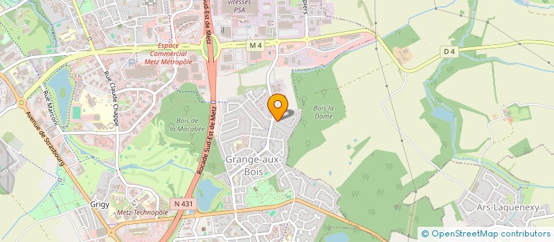 localisation de l'entreprise SCI ABC DRULIOLLE  METZ