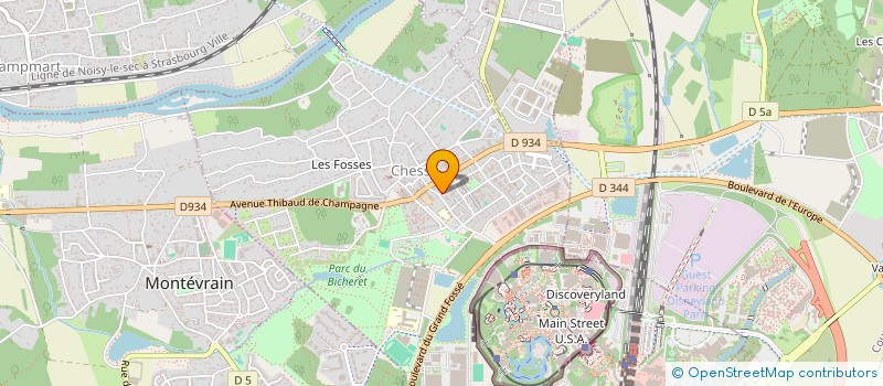 localisation de l'entreprise SCI ABC-LEBLEU  CHESSY