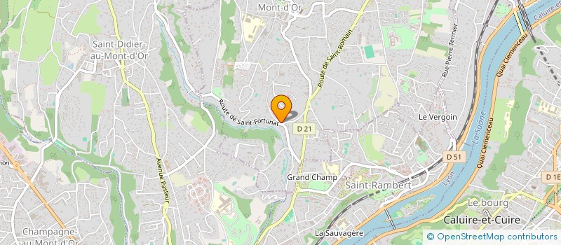 localisation de l'entreprise SCI ABCD  SAINT-CYR-AU-MONT-D'OR