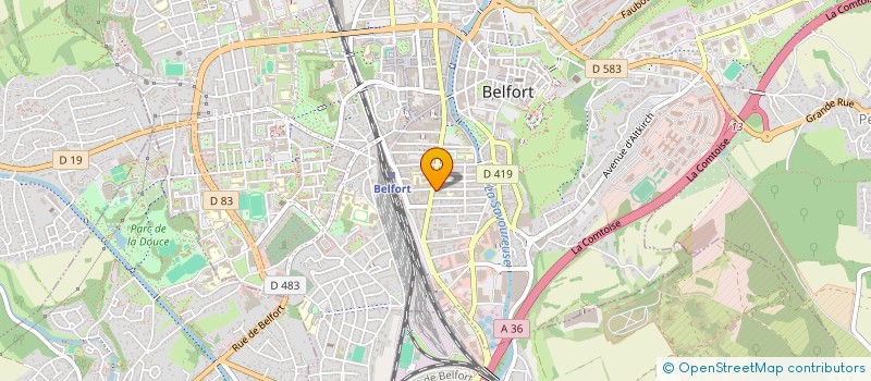 localisation de l'entreprise SCI ABCD à BELFORT