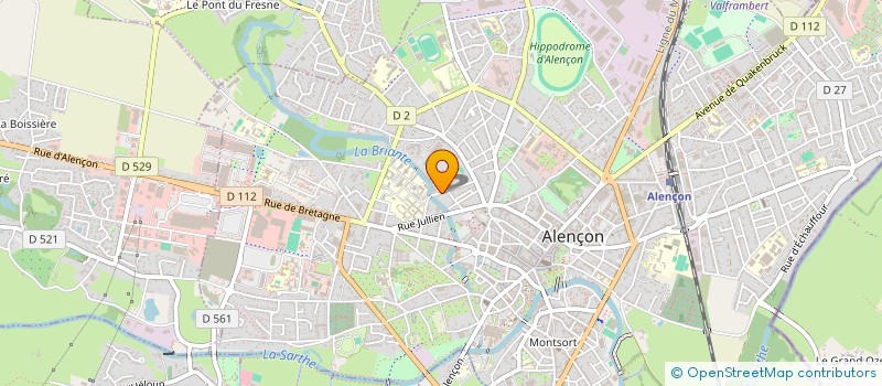 localisation de l'entreprise SCI ABCD à ALENCON