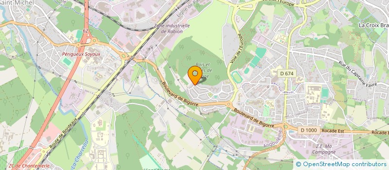 localisation de l'entreprise SCI ABCD'R à ANGOULEME
