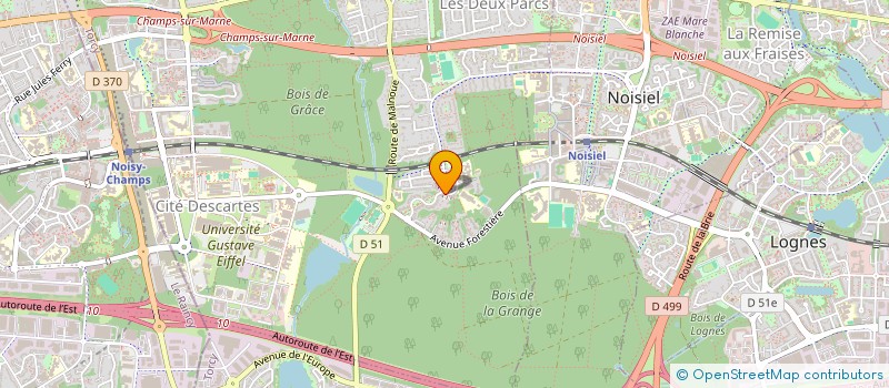 localisation de l'entreprise SCI ABCDKT  CHAMPS-SUR-MARNE