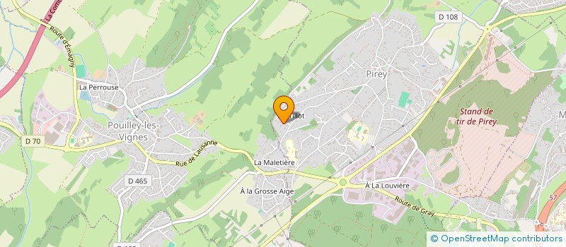 localisation de l'entreprise SCI ABCJ  PIREY