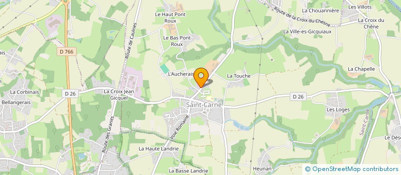 localisation de l'entreprise SCI ABCL 22  SAINT-CARNE