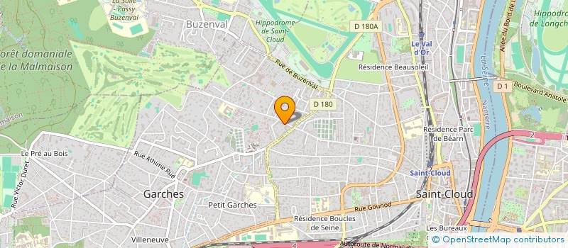 localisation de l'entreprise SCI ABCL à GARCHES