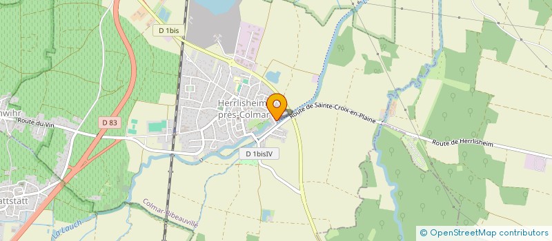 localisation de l'entreprise SCI ABCL  HERRLISHEIM-PRES-COLMAR