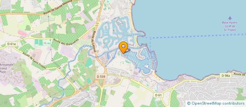 localisation de l'entreprise SCI ABCLV à GRIMAUD
