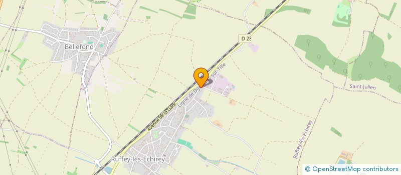 localisation de l'entreprise SCI ABCM  RUFFEY-LES-ECHIREY