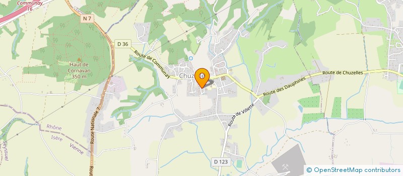 localisation de l'entreprise SCI ABCS  CHUZELLES