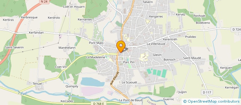 localisation de l'entreprise SCI ABCS  BAUD