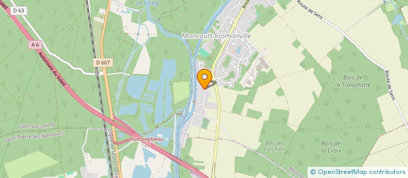 localisation de l'entreprise SCI ABCT  MONTCOURT-FROMONVILLE