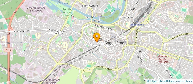 localisation de l'entreprise SCI ABD 3 à ANGOULEME