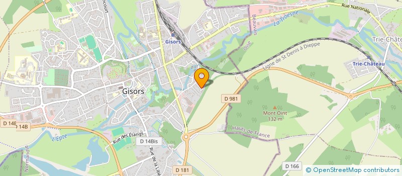 localisation de l'entreprise SCI ABD à GISORS