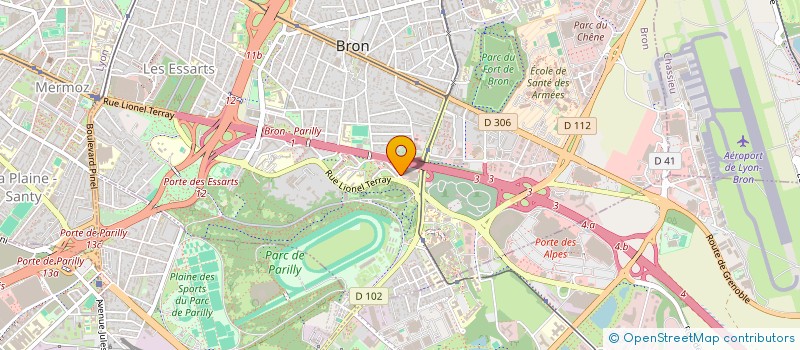 localisation de l'entreprise SCI ABDALI  BRON