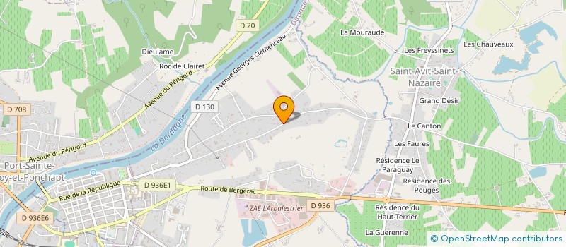 localisation de l'entreprise SCI ABDEDDAIM  PINEUILH