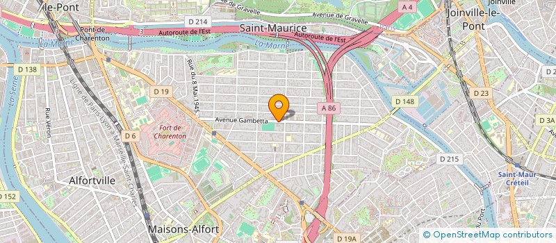 localisation de l'entreprise SCI ABDEL-PEDRO TATOUAGE à MAISONS-ALFORT
