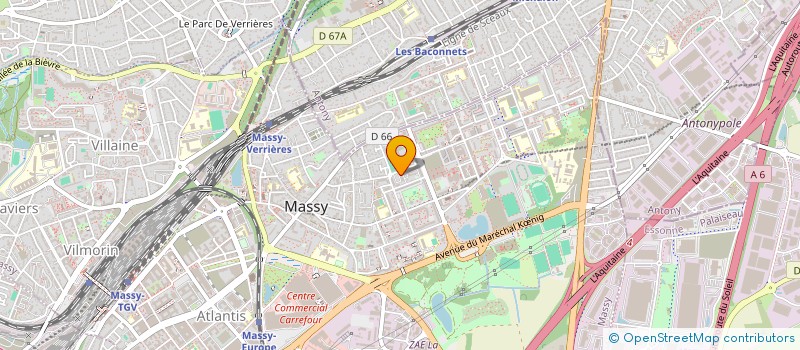 localisation de l'entreprise SCI ABDENNABI IMMO à MASSY