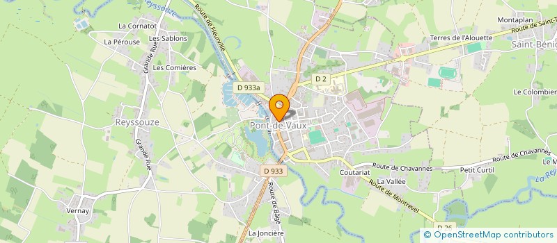 localisation de l'entreprise SCI ABDERRAHMAN  PONT-DE-VAUX