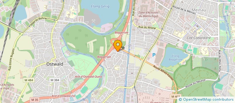 localisation de l'entreprise SCI ABDES  ILLKIRCH-GRAFFENSTADEN