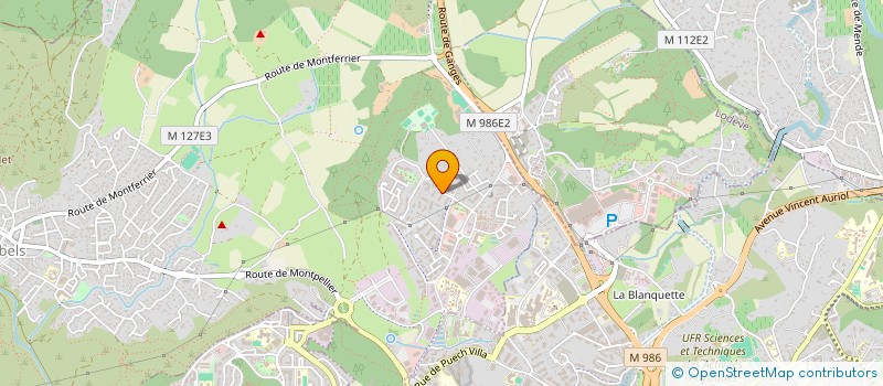 localisation de l'entreprise SCI ABDI  GRABELS