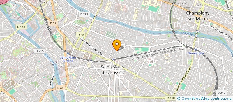 localisation de l'entreprise SCI ABDM à SAINT-MAUR-DES-FOSSES