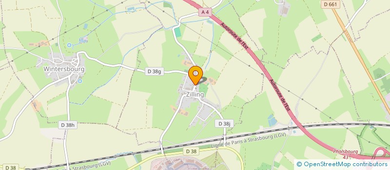 localisation de l'entreprise SCI ABDOU  DANNE-ET-QUATRE-VENTS