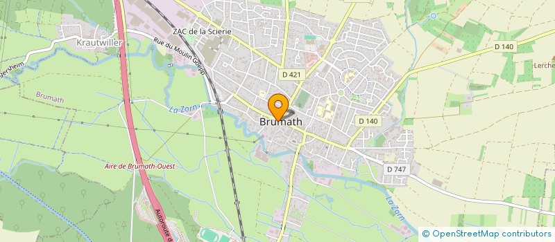 localisation de l'entreprise SCI ABDS  BRUMATH