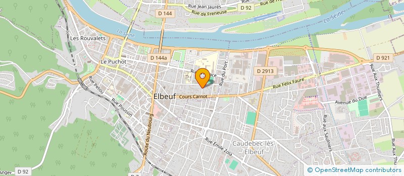 localisation de l'entreprise SCI ABDTM  ELBEUF