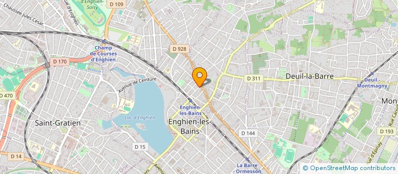 localisation de l'entreprise SCI ABDUL BAKI à ENGHIEN-LES-BAINS