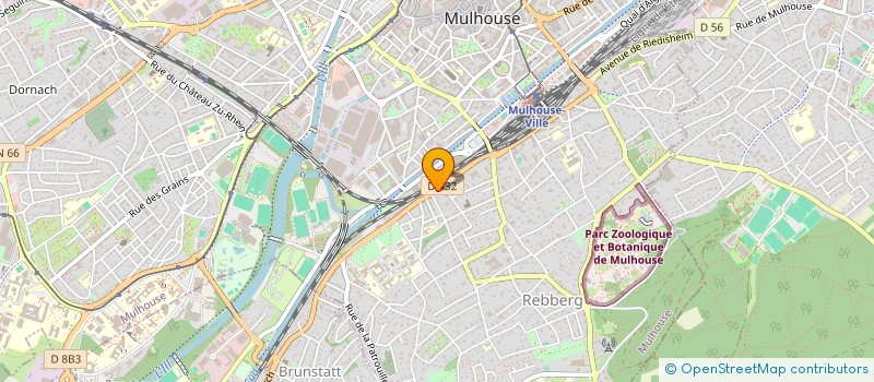 localisation de l'entreprise SCI ABE  MULHOUSE