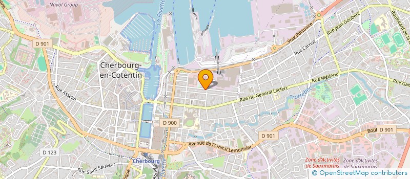 localisation de l'entreprise SCI ABE PEDRO à CHERBOURG-EN-COTENTIN