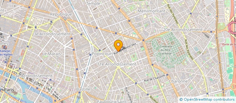 localisation de l'entreprise SCI ABEBA  PARIS