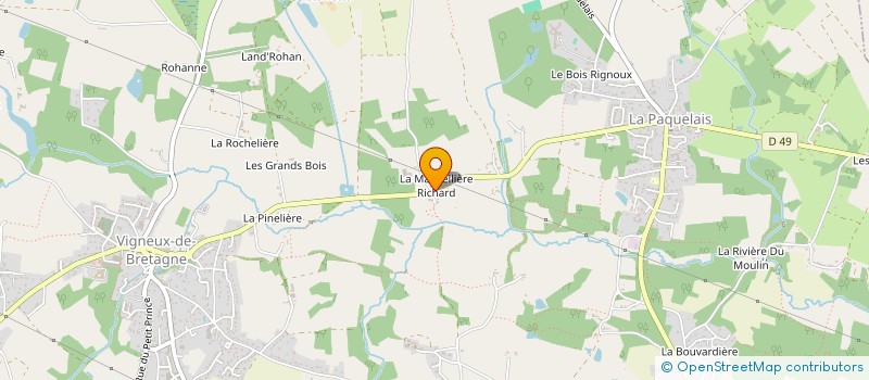 localisation de l'entreprise SCI ABEC à VIGNEUX-DE-BRETAGNE