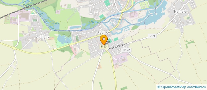 localisation de l'entreprise SCI ABECO  FOUILLOY