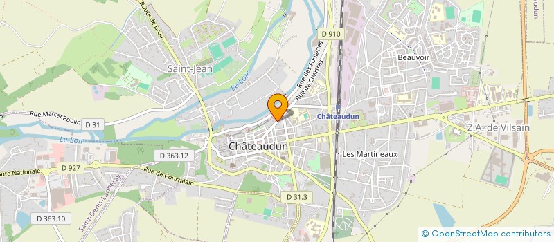 localisation de l'entreprise SCI ABEDC à CHATEAUDUN